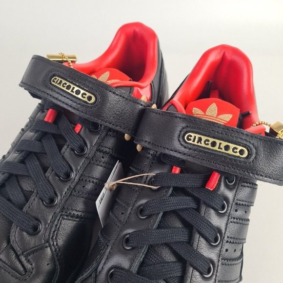 Adidas Circoloco Forum Low Shoes Classic Black Red Men - Picture 7 of 11